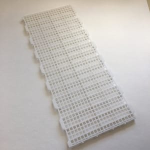 Plastic slat