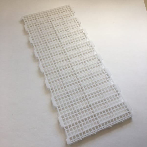 Plastic slat
